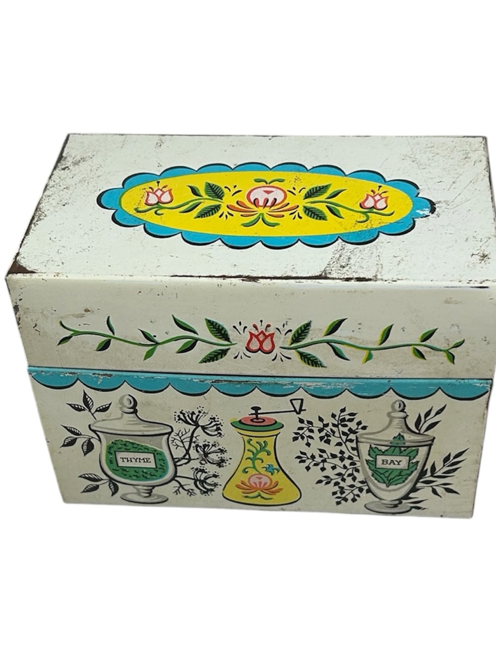 Vintage 1970’s Retro Recipe Box